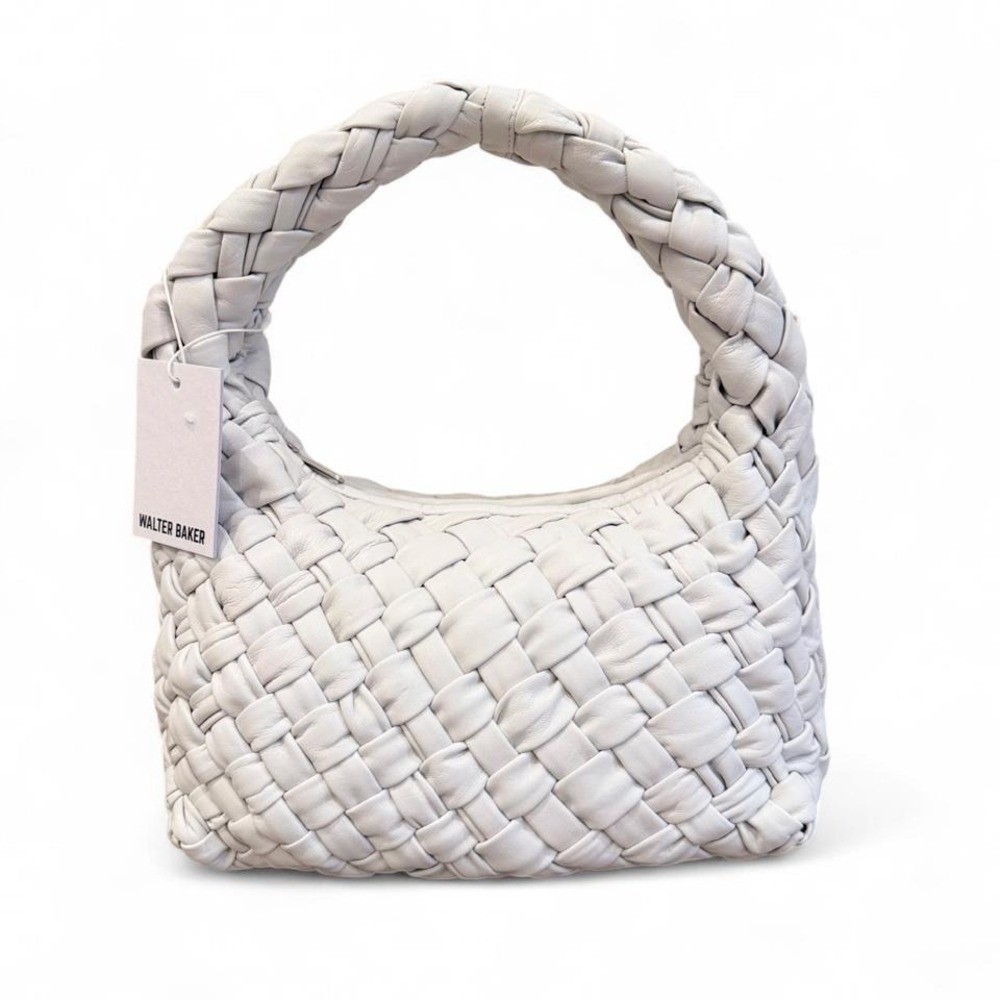 Stunning Walter Baker white Indie Hobo leather purse